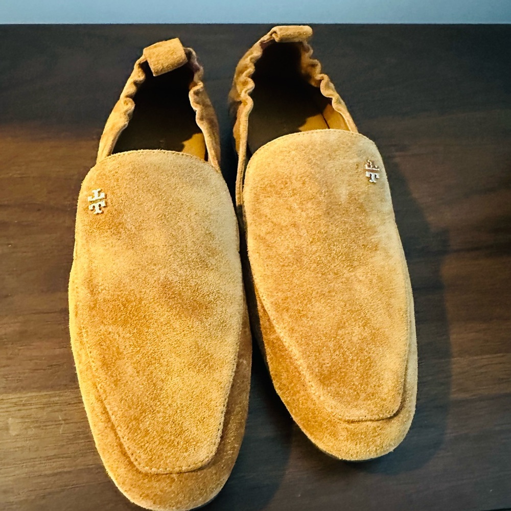 Women’s Tan Suede Loafers - Picture 2 of 7